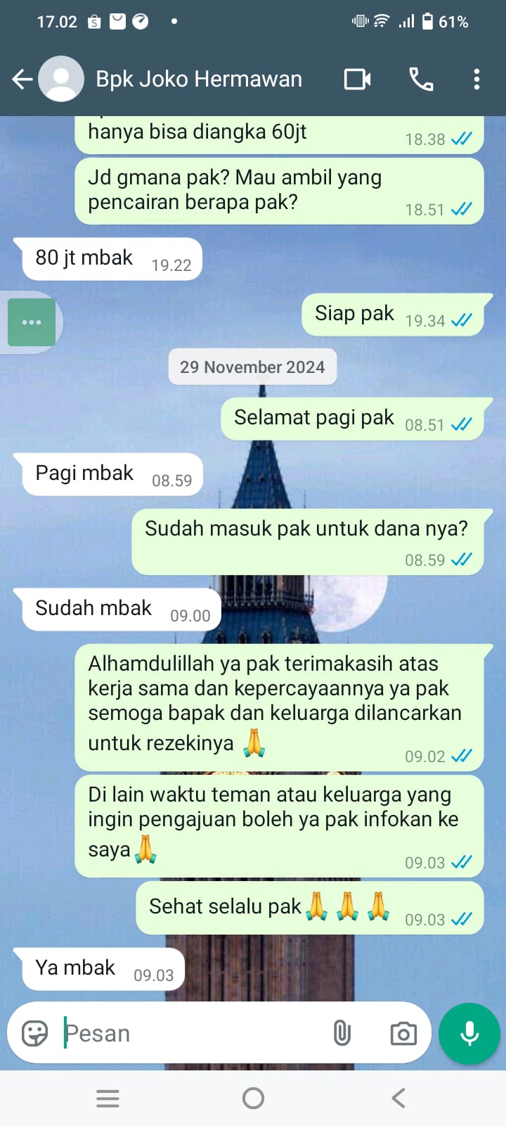 Testimoni Mitra BPKB